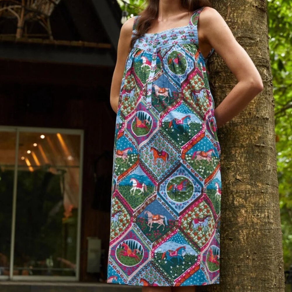 M | Printfresh Back to Bed Nightgown | High Horse Print